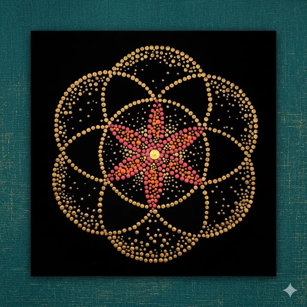 Decompress + Recenter with Art: A Mindful Mandala Workshop to Breathe, Create, and Find Your Calm — photo 1
